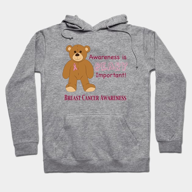 Awareness is Beary Important! Hoodie by VirgoArtStudio